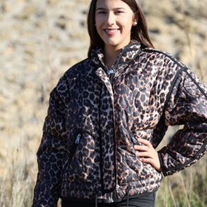 CHAQUETA CAMEL ANIMAL PRINT