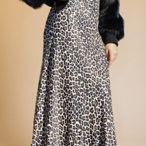 FALDA SEDA ANIMAL PRINT