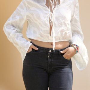 BLUSA BLANCA EKRU