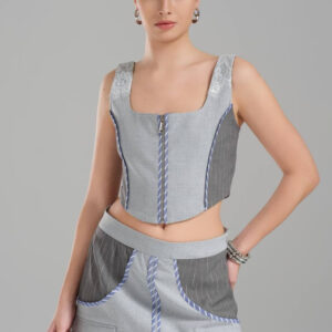 Crop Top Gris